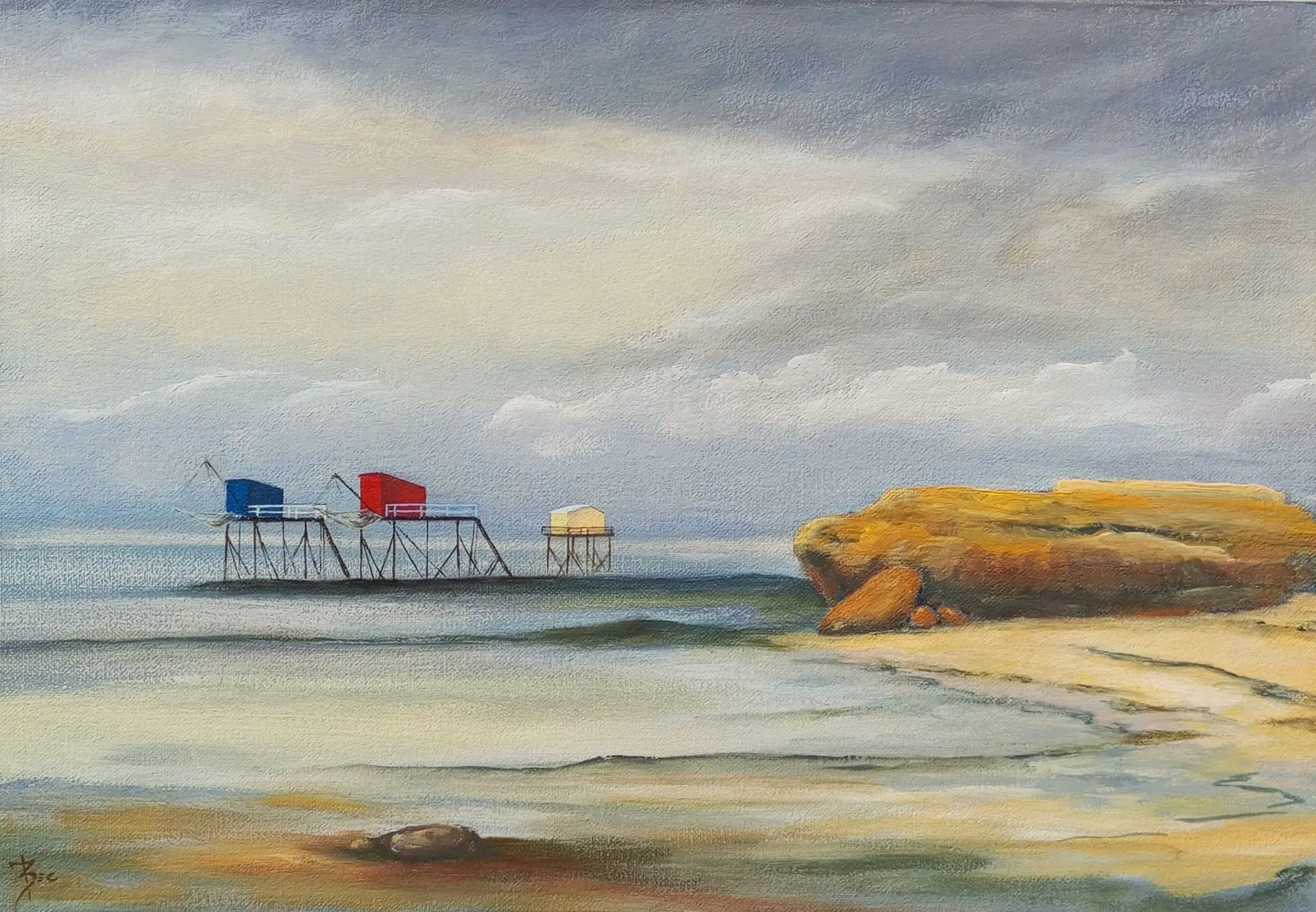 peinture acrylique sur toile