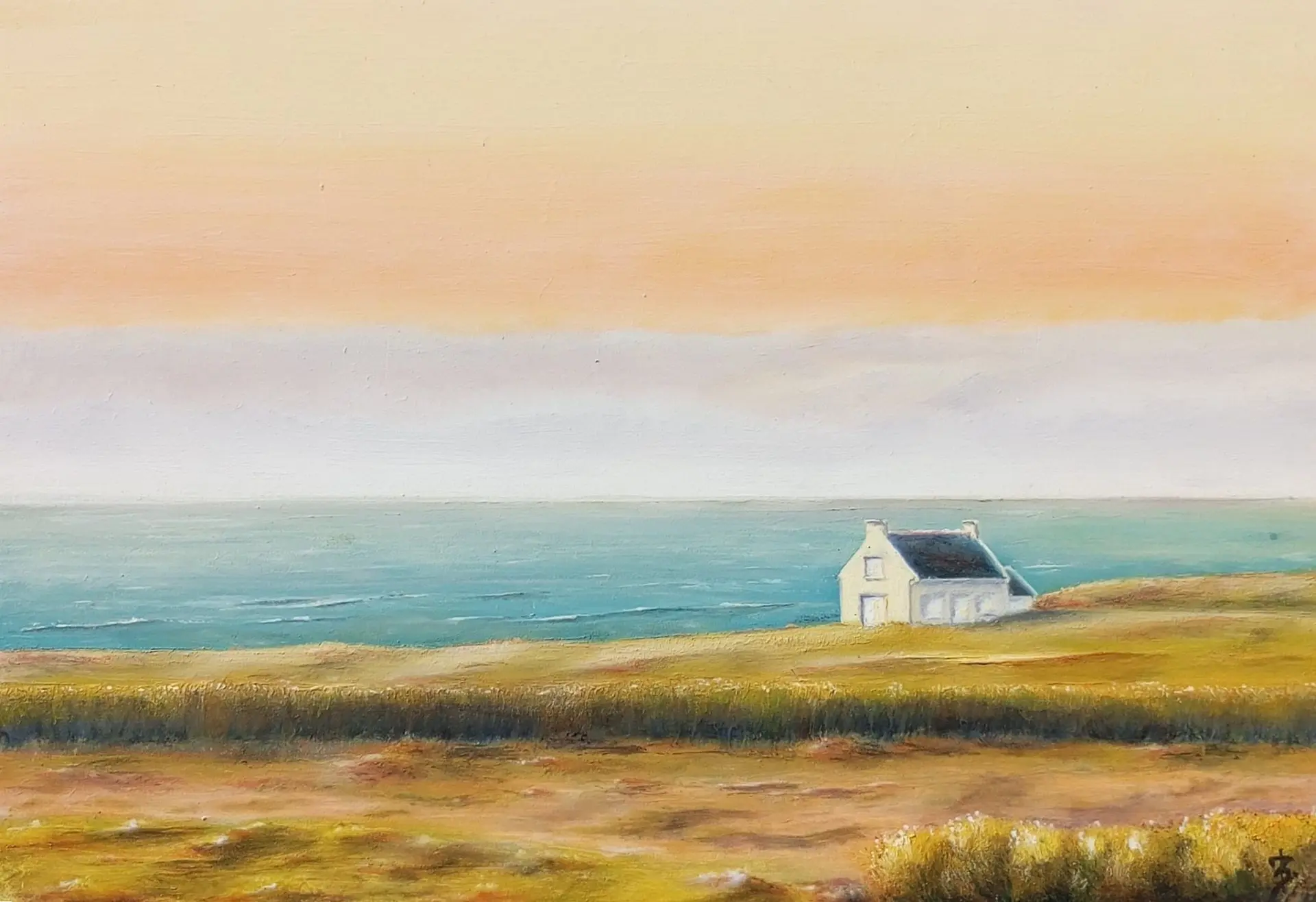 peinture huile sur bois
