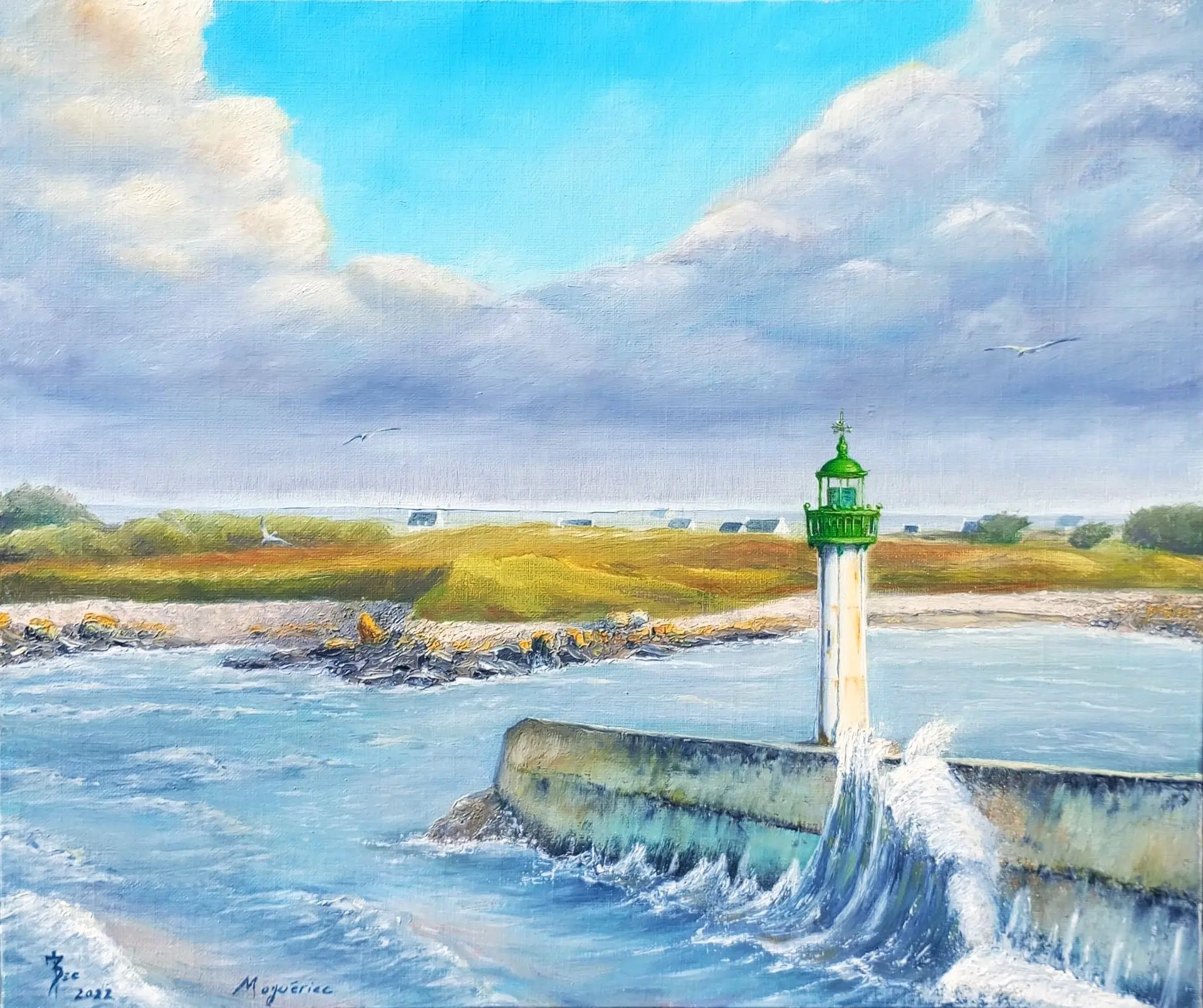 peinture "MOGUERIEC"